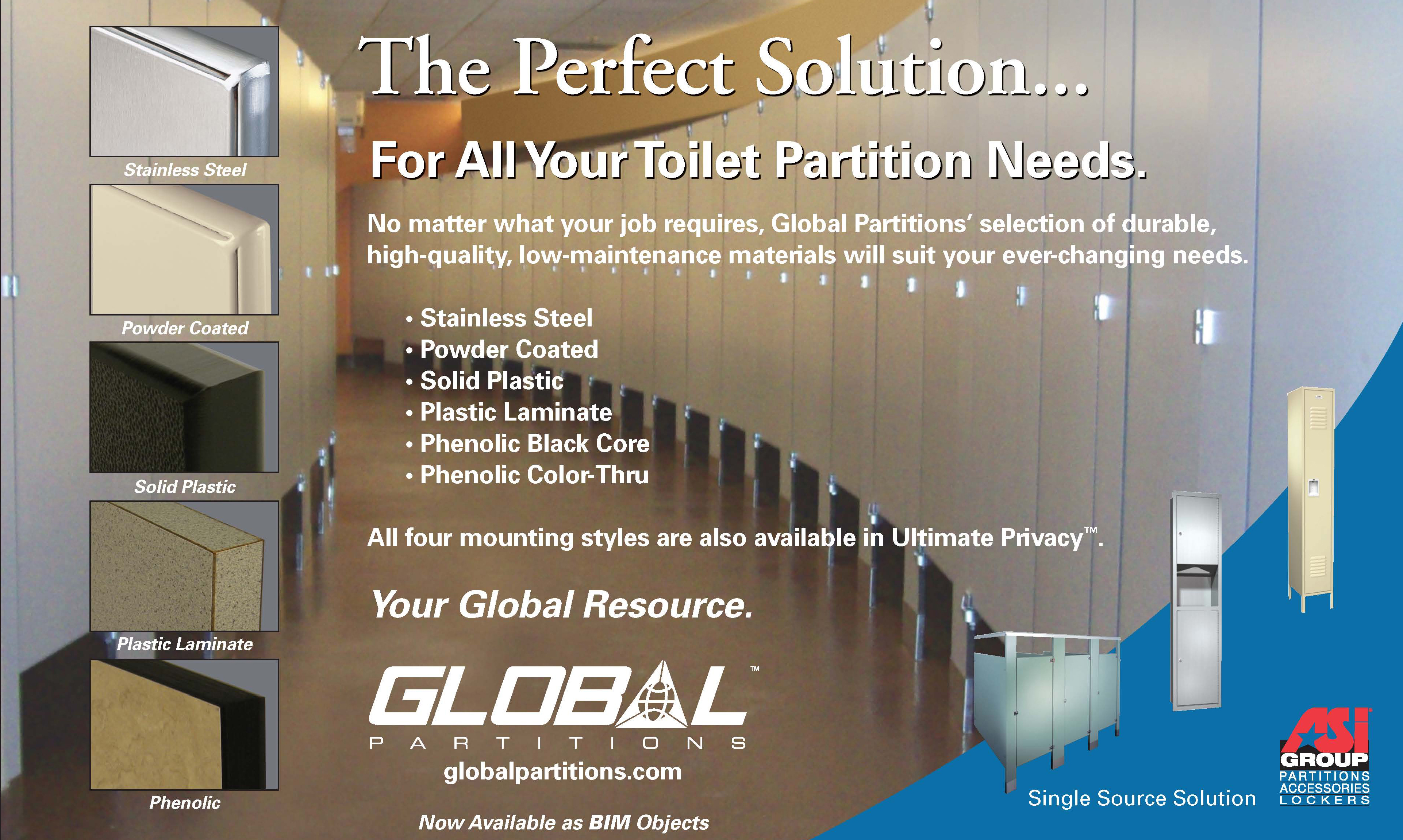 Commercial Bathroom Partitions Hardware Mills : Mills Stainless Toilet Partitions